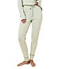 Papinelle Striped Long Sleeve Crew Neck Knit Pajama Set - Image 4