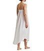 Color:White - Image 2 - Woven Swiss Dot Sleeveless Nightgown