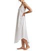 Color:White - Image 3 - Woven Swiss Dot Sleeveless Nightgown