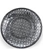 Color:Silver - Image 2 - Crocodile Pattern Pewter Decorative Bowl