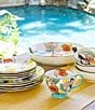 Park Hill Poppy Garden Stoneware Dinner Plate, Color:Multi - Image 5