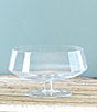 Color:Clear - Image 2 - Southern Classic Collection Basia Glass Stemmed Low Bowl