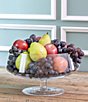 Color:Clear - Image 3 - Southern Classic Collection Basia Glass Stemmed Low Bowl