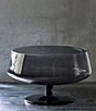 Color:Clear - Image 2 - Urban Farmhouse Collection Florian Smoke Glass Stemmed Low Bowl