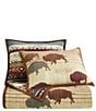 Color:Tan - Image 3 - Paseo Road by HiEnd Accents Home on the Range Reversible Quilt Mini Set