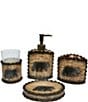Color:Brown - Image 1 - Paseo Road by HiEnd Accents Lodge Bear 4-Piece Bath Countertop Accessory Set