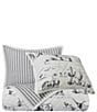 Color:Black/White - Image 4 - Paseo Road by HiEnd Accents Ranch Life Western Toile Reversible Quilt Mini Set