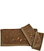 Color:Mocha - Image 1 - Paseo Road by HiEnd Accents Rebecca Embroidered Western Paisley 3-Piece Bath Towel Set