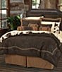 Color:Chocolate - Image 1 - Paseo Road by HiEnd Accents Rustic Barbwire Comforter & Sham Bonus Set