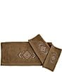 Color:Mocha - Image 1 - Paseo Road by HiEnd Accents Sedona Embroidered Southwestern 3-Piece Bath Towel Set