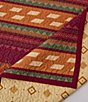 Color:Red/Orange - Image 4 - Paseo Road by HiEnd Accents Solace Southwestern Reversible Quilt Mini Set