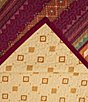 Color:Red/Orange - Image 5 - Paseo Road by HiEnd Accents Solace Southwestern Reversible Quilt Mini Set