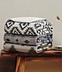 HiEnd Accents x Paseo Road Southwestern Geometric Reversible Shearling Throw Blanket, Color:Gray - Image 3