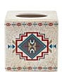 Color:Cream/Multi - Image 1 - Paseo Road by HiEnd Accents Spirit Valley Southernwestern Inspired Ceramic Tissue Box Cover
