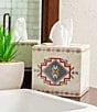 Color:Cream/Multi - Image 2 - Paseo Road by HiEnd Accents Spirit Valley Southernwestern Inspired Ceramic Tissue Box Cover