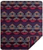 Color:Violet/Multi - Image 5 - Paseo Road by HiEnd Accents Western Geometric Print Gila Throw Blanket