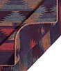 Color:Violet/Multi - Image 5 - Paseo Road by HiEnd Accents Western Geometric Print Gila Wool Blend Blanket