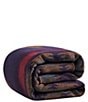 HiEnd Accents x Paseo Road Western Geometric Print Gila Wool Blend Bed Blanket, Color:Violet/Multi - Image 4