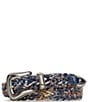 Patricia Nash 1.12#double; Townsend Leather Belt, Color:Harbor Nights - Image 1