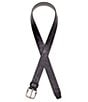 Color:Black - Image 3 - 1.25#double; Pelosa Embossed Leather Belt