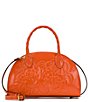 Color:Apricot - Image 1 - Angelini Top Handle Satchel Bag
