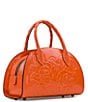 Color:Apricot - Image 5 - Angelini Top Handle Satchel Bag