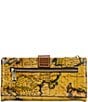 Patricia Nash Annesley European Map Print Leather Wristlet, Color:Vintage European Map - Image 2