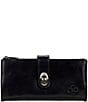 Patricia Nash Smooth Annesley Wristlet, Color:Black - Image 1