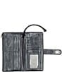 Patricia Nash Smooth Annesley Wristlet, Color:Black - Image 4