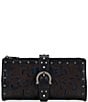 Patricia Nash Studded Annesley Buckle Wristlet, Color:Black - Image 1