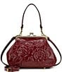 Patricia Nash Annie Frame Crossbody Bag, Color:Maroon - Image 1