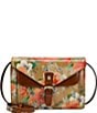 Color:Apricot Blessings - Image 1 - Apricot Blessings Cassano Leather Crossbody Bag