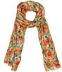 Color:Apricot Blessings - Image 2 - Apricot Blessings Oblong Scarf