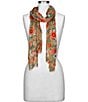 Color:Apricot Blessings - Image 3 - Apricot Blessings Oblong Scarf