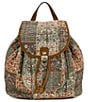 Patricia Nash Arezzo Floral Patchwork Backpack - Image 1