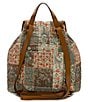 Patricia Nash Arezzo Floral Patchwork Backpack - Image 2