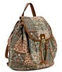 Patricia Nash Arezzo Floral Patchwork Backpack - Image 4