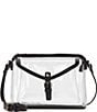 Color:Clear/Black - Image 1 - Avellino Clear Crossbody Bag