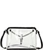 Color:Clear/Black - Image 2 - Avellino Clear Crossbody Bag