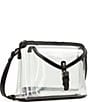 Color:Clear/Black - Image 4 - Avellino Clear Crossbody Bag
