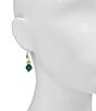 Patricia Nash Bead French Wire Drop Earrings, Color:Antique Gold - Image 2