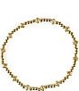 Color:Matte Gold - Image 2 - Beaded Pearl Stretch Bracelet Set