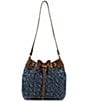 Patricia Nash Belamy Denim Drawstring Bag - Image 1