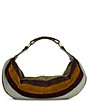 Patricia Nash Bente Suede Stripe Hobo Bag - Image 1