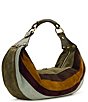 Patricia Nash Bente Suede Stripe Hobo Bag - Image 4