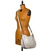 Color:Latte - Image 5 - Caletta Hobo Crossbody Bag