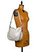 Color:Latte - Image 6 - Caletta Hobo Crossbody Bag