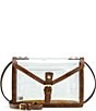 Color:Clear/Riot Rust - Image 1 - Cassano Clear Crossbody Bag