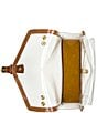 Color:Clear/Riot Rust - Image 3 - Cassano Clear Crossbody Bag