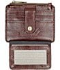 Patricia Nash Cassis Leather ID Case Wallet, Color:Black/British Tan - Image 3